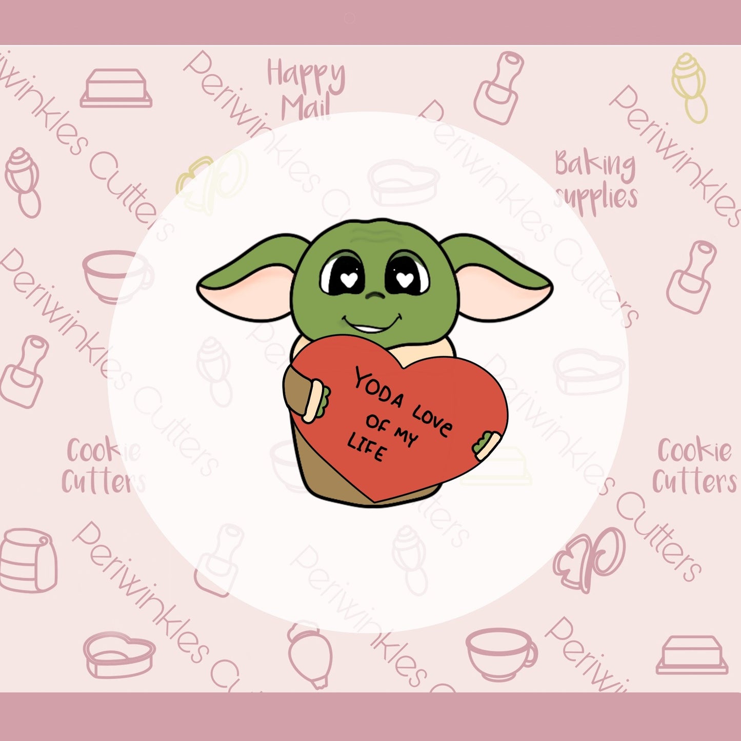 Heart Child Alien Cookie Cutter - Periwinkles Cutters