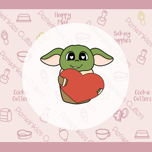 Heart Child Alien Cookie Cutters - Periwinkles Cutters