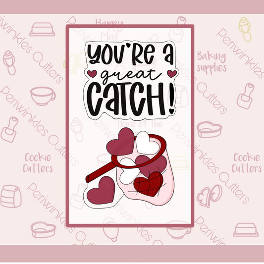 Heart Net Cookie Cutter - Periwinkles Cutters