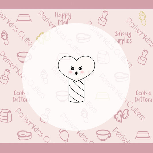 Heart Pop Cookie Cutter - Periwinkles Cutters