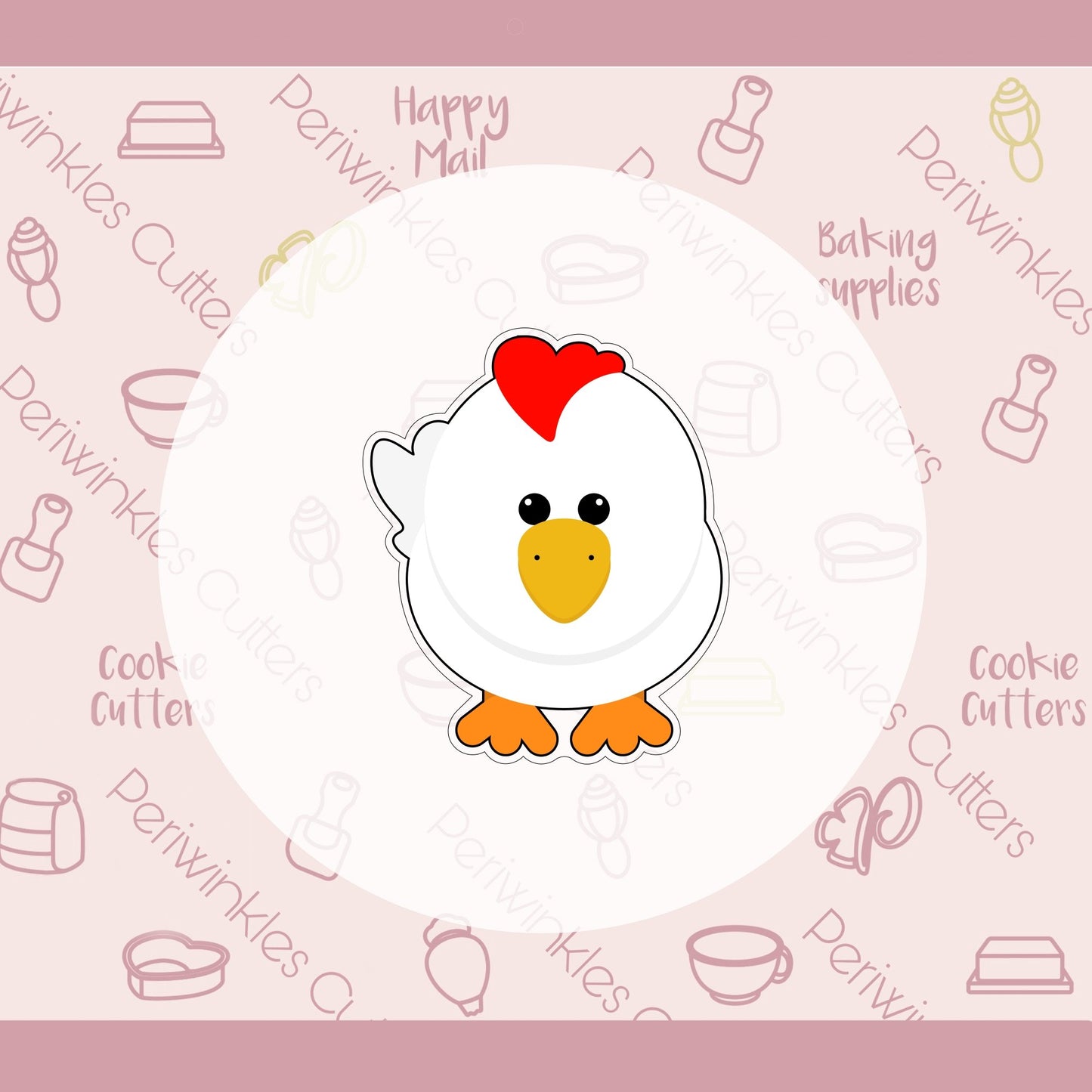 Hen - Chicken Cookie Cutter - Periwinkles Cutters