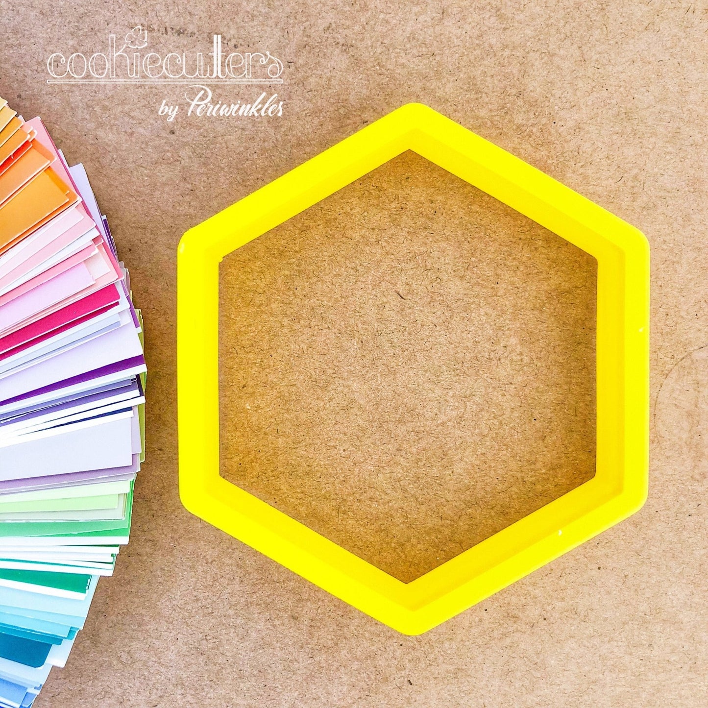 Hexagon Cookie Cutter - Periwinkles Cutters