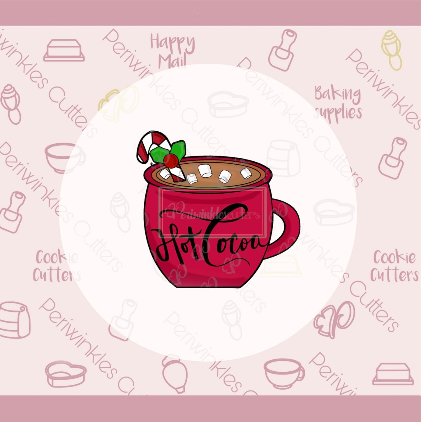 Hot Cocoa Mule Cookie Cutter - Periwinkles Cutters