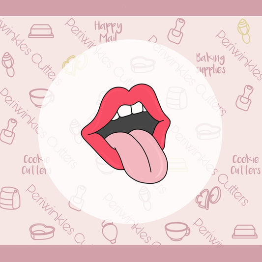 Hot Lips Cookie Cutter - Periwinkles Cutters