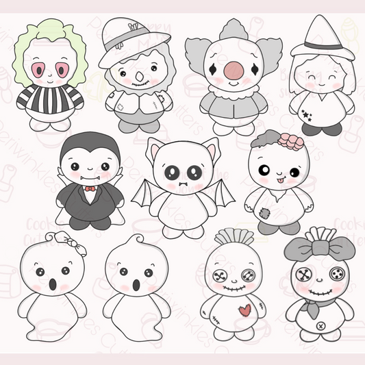 Plush Clown Cookie Cutter - Periwinkles Cookie Cutters