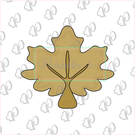Fall Leaves 2019 Cookie Cutter - Leaf Cookie Cutter - Periwinkles Cookie Cutters