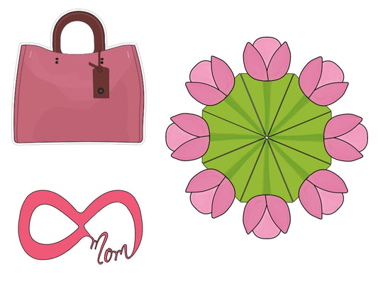 Infinity Mother's Love Cookie Cutter - Periwinkles Cutters