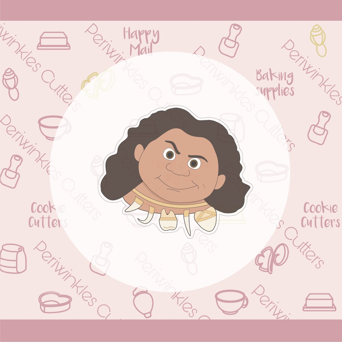 Island Boy Cookie Cutter - Periwinkles Cutters