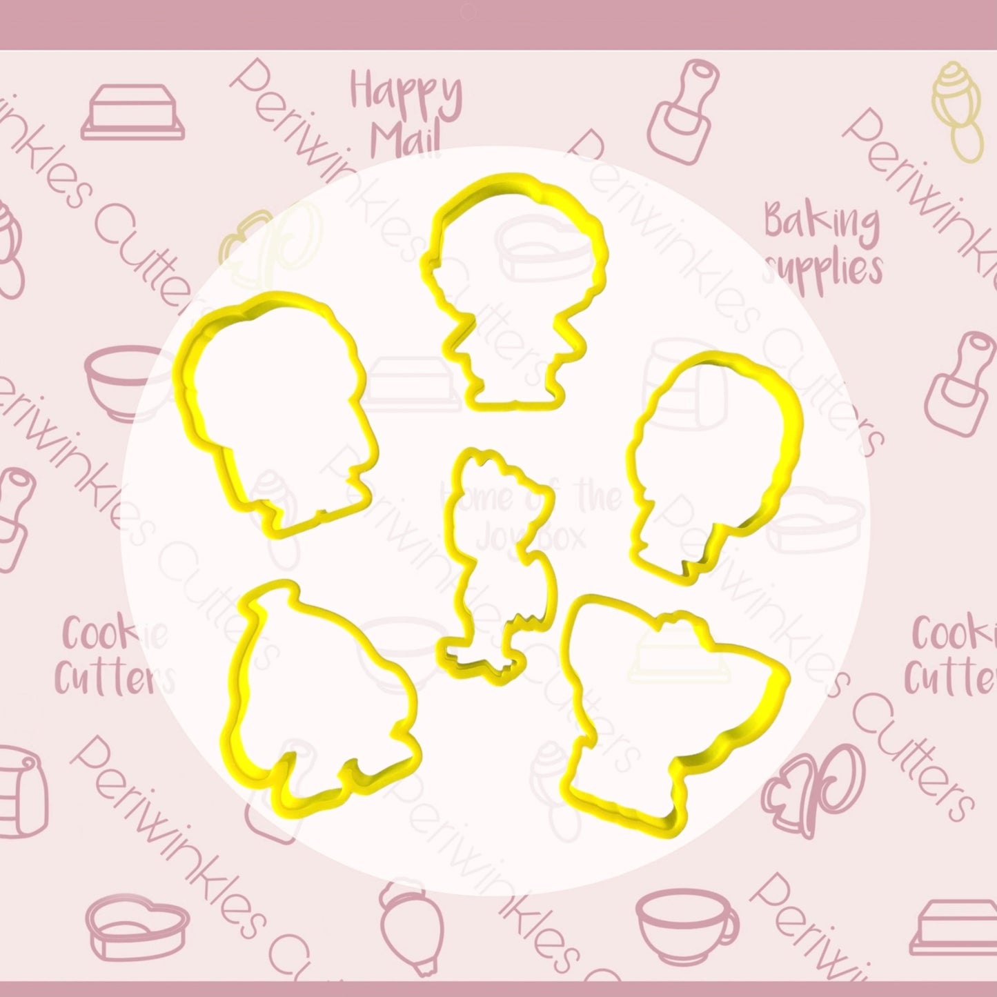 Island Tribe Full Bodies Set of 6 Cookie Cutter - Periwinkles Cutters