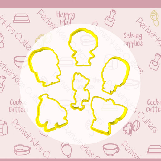 Island Tribe Full Bodies Set of 6 Cookie Cutter - Periwinkles Cutters