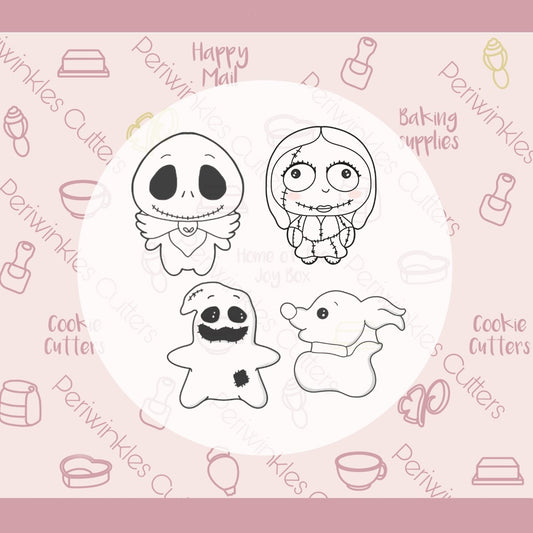 Jack Skellington Cookie Cutter - Periwinkles Cutters