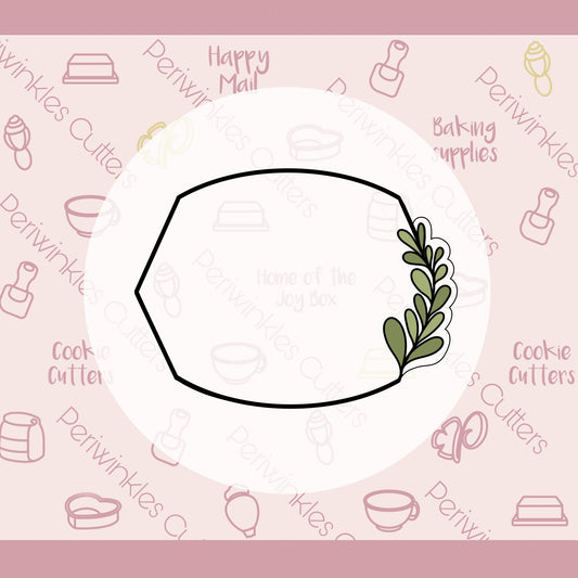 Jamie Plaque Cookie Cutter - Periwinkles Cutters