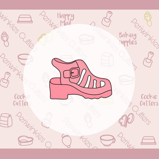 Jelly Shoes Cookie Cutter - Periwinkles Cutters