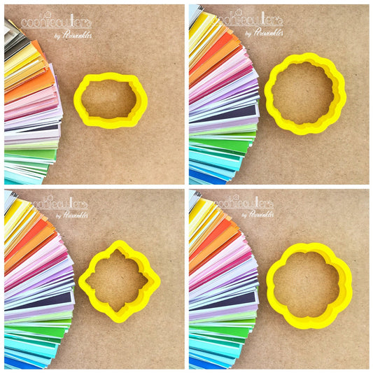 Julie Plaque Cookie Cutter - Periwinkles Cutters