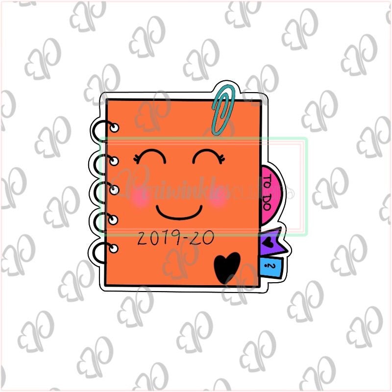Kawaii Planner Cookie Cookie Cutter - Periwinkles Cutters