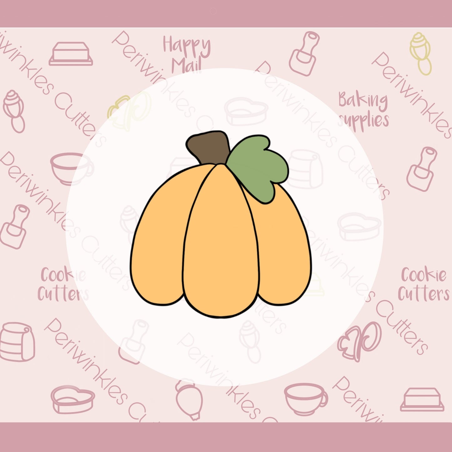 Kokoi Pumpkin Cookie Cutter - Periwinkles Cutters