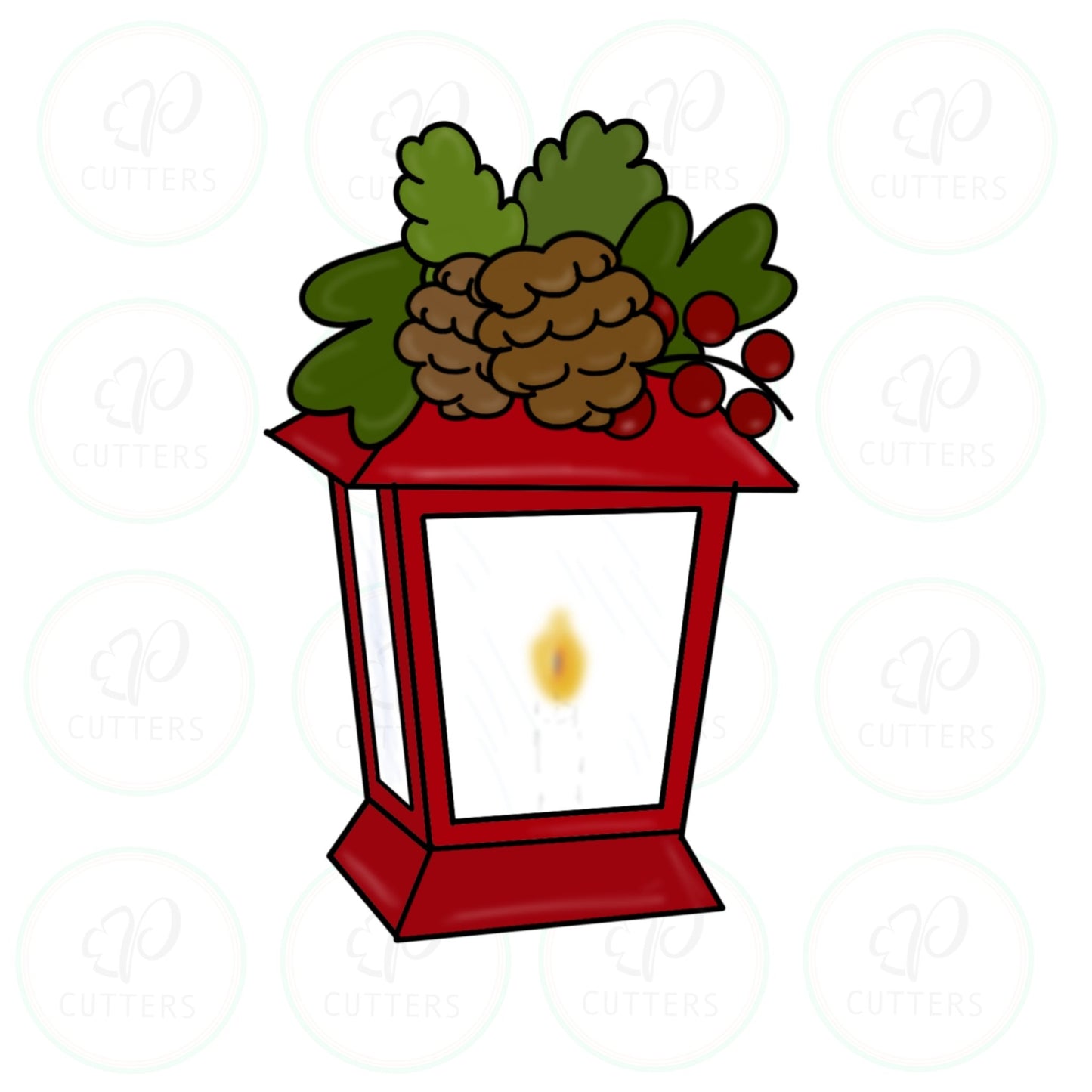 Lantern Cookie Cutter - Periwinkles Cutters