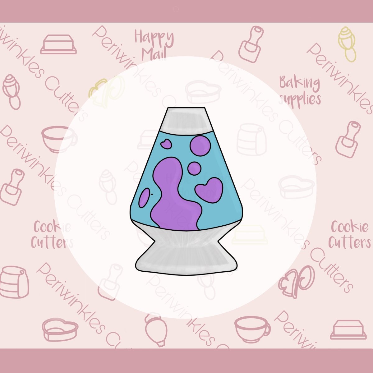 Lava Lamp Cookie Cutter - Periwinkles Cutters