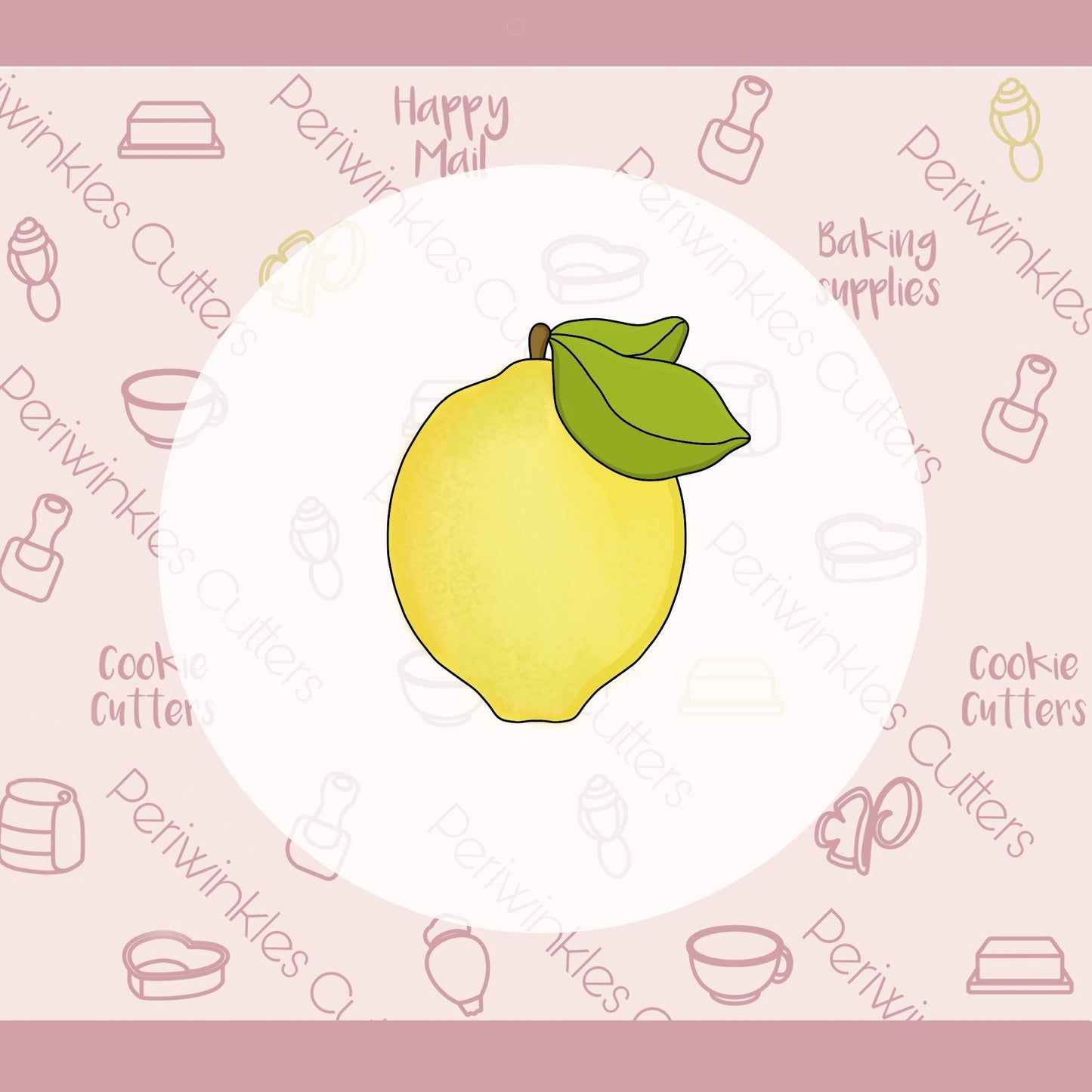 Lemon Cookie Cutter - Periwinkles Cutters