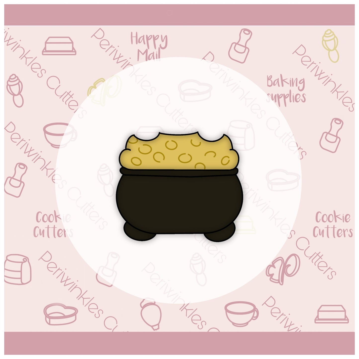 Leprechaun Pot of Gold Set of 2 Cookie Cutter - Periwinkles Cutters