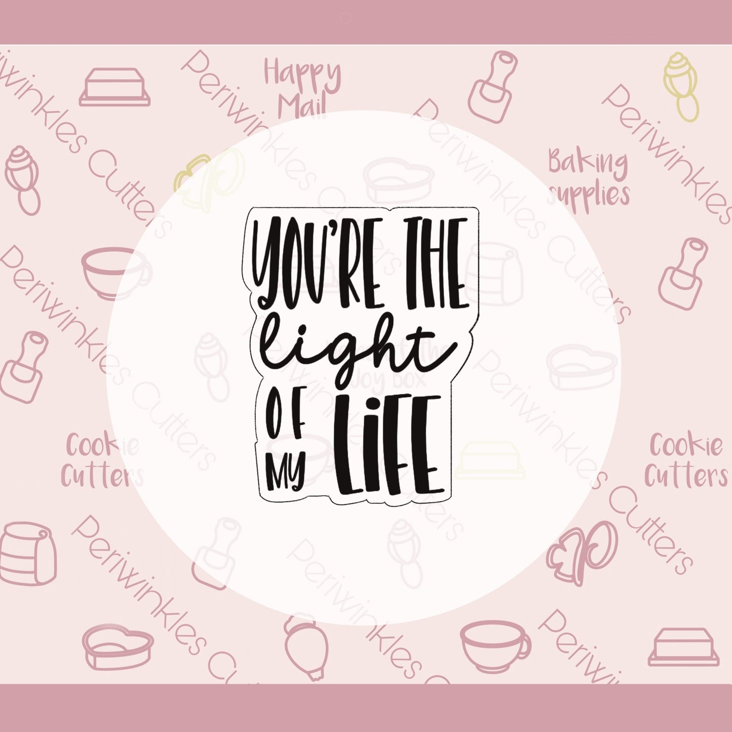 Light of my Life Set of 2 Cookie Cutter - Periwinkles Cutters