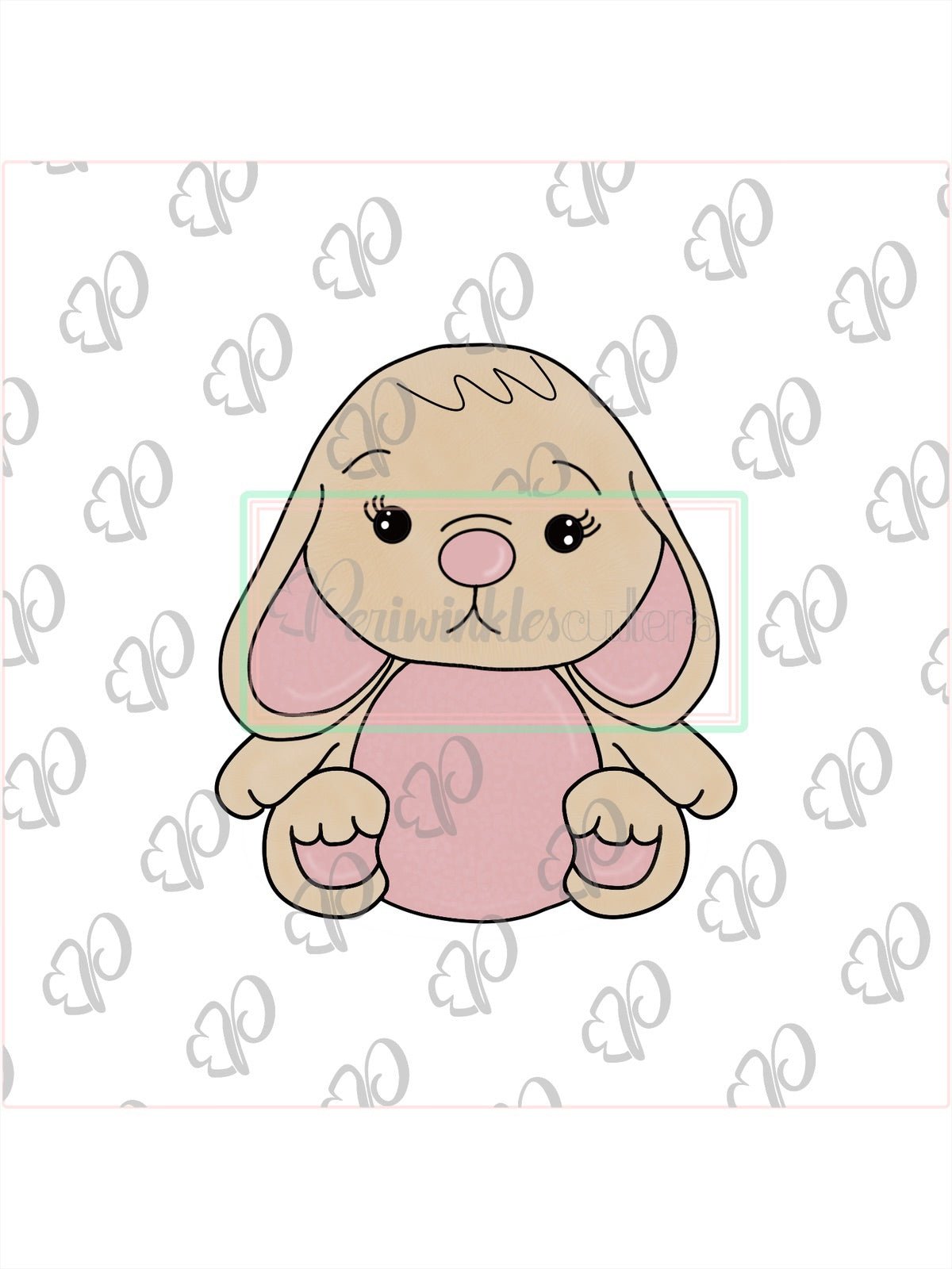 Long Ears Bunny Cookie Cutter - Periwinkles Cutters