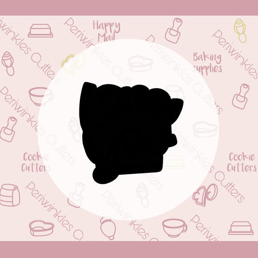 Love YOU Plaque Cookie Cutter - Periwinkles Cutters