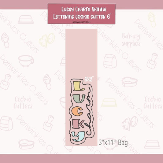 Lucky Charm Long Cookie Cutter - Periwinkles Cutters