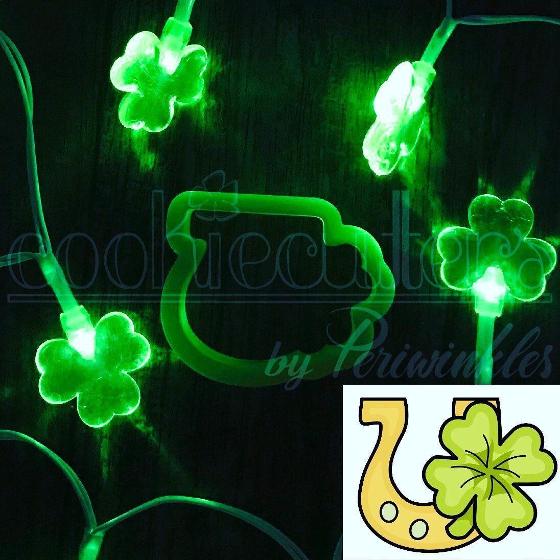 Lucky Horseshoe Cookie Cutter - Periwinkles Cutters