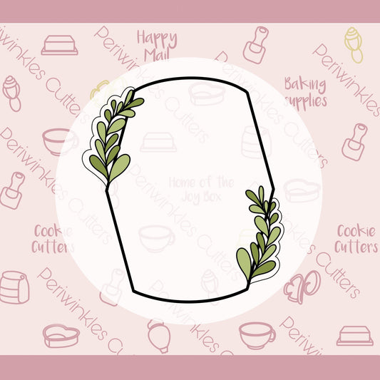 Lynette Plaque Cookie Cutter - Periwinkles Cutters