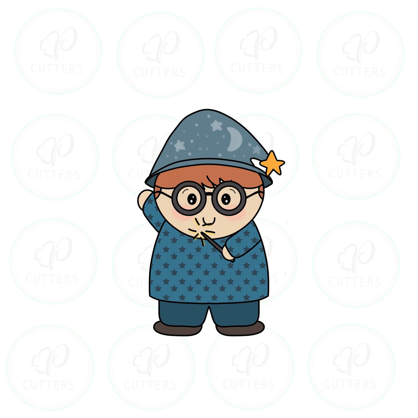 Magician Boy Cookie Cutter - Periwinkles Cutters