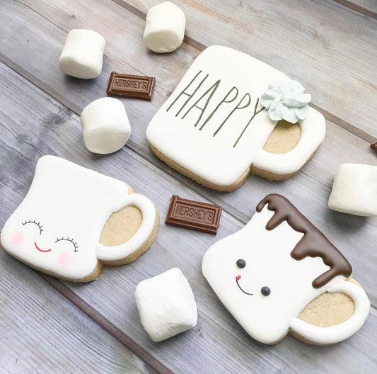 Marshmallow Mug Cookie Cutter - Periwinkles Cutters