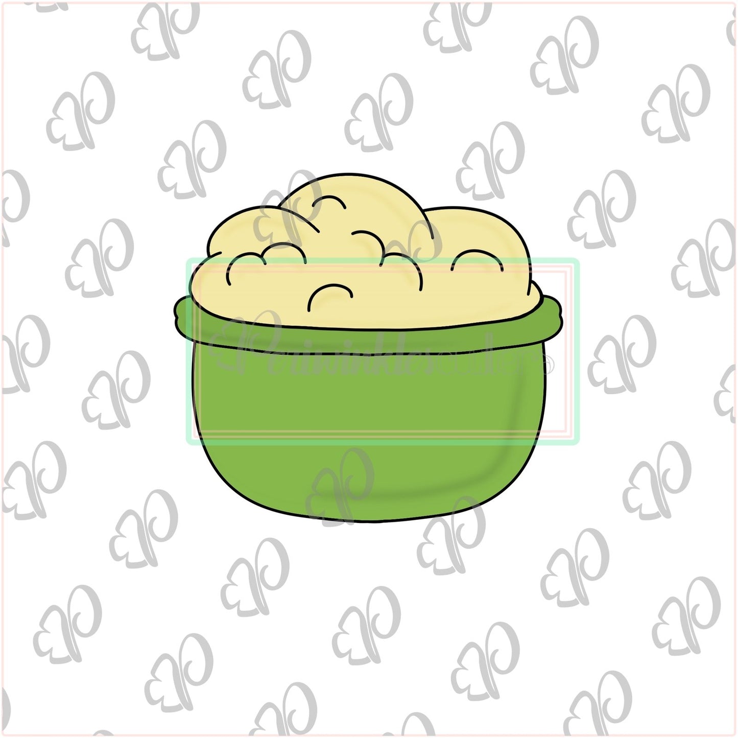 Mashed Potatoes Cookie Cutter - Periwinkles Cutters