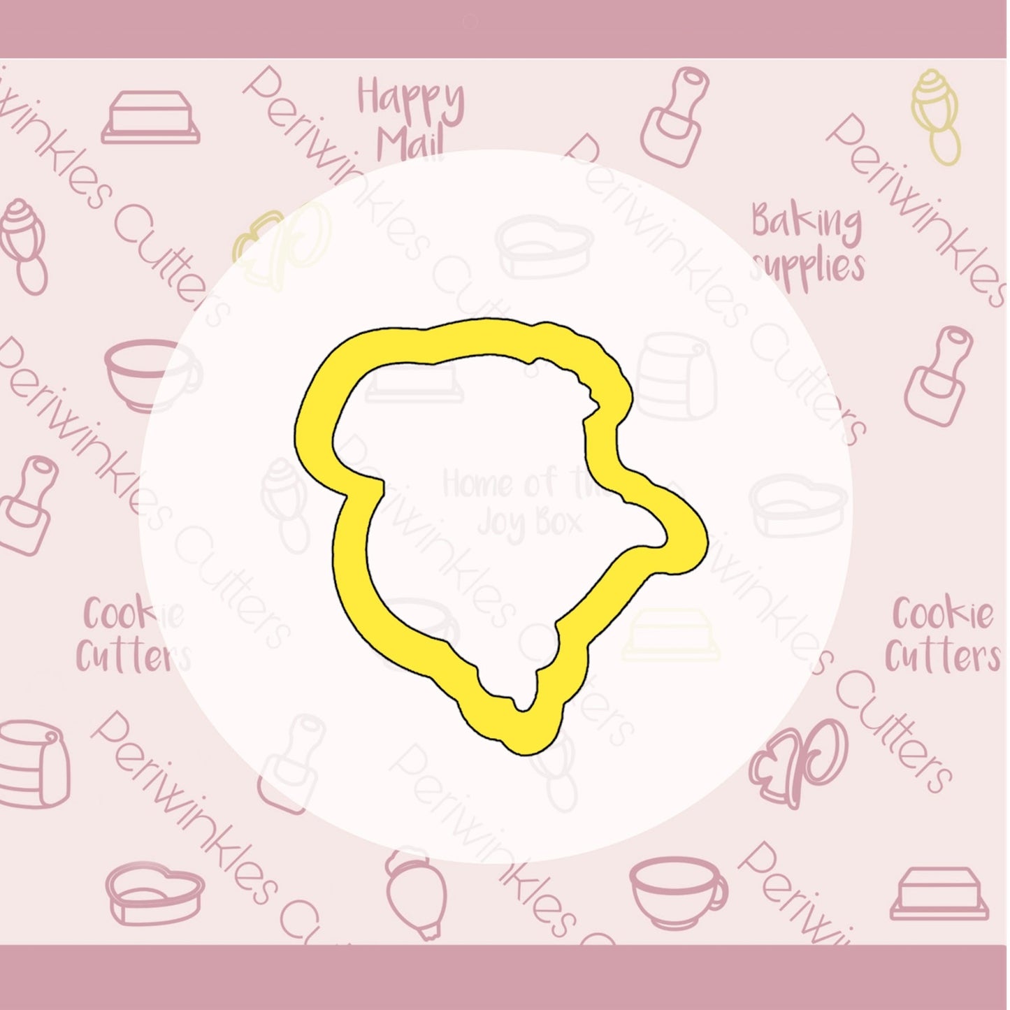 Mermaid Girl Cookie Cutter - Periwinkles Cutters