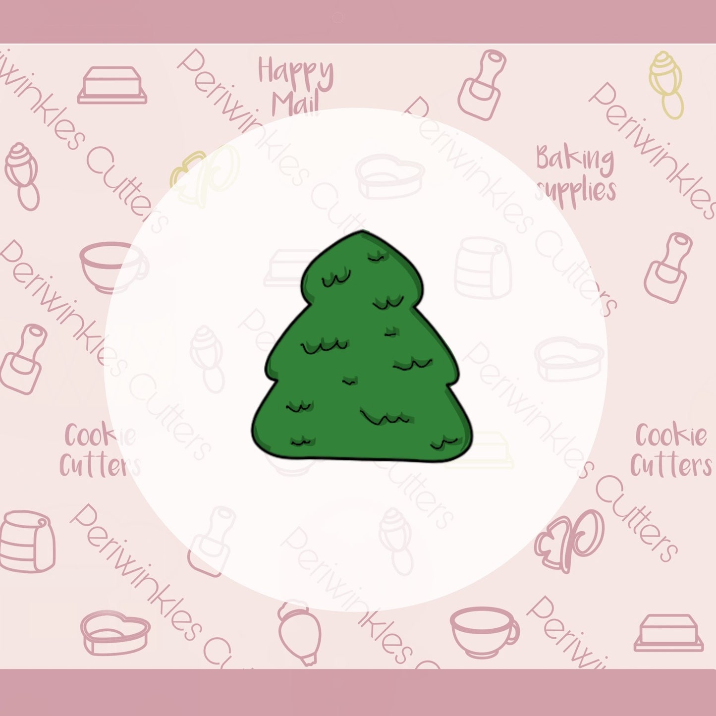 Merry Christmas 12 Mini Advent Calendar Cookie Cutters - Periwinkles Cutters