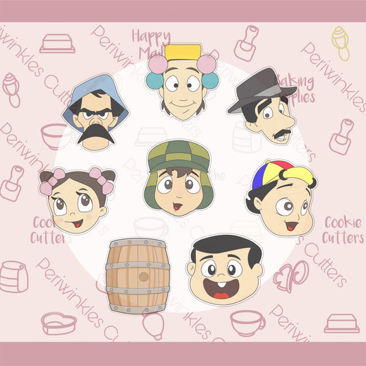 Mexican Kids Show Inspired Cookie Cutters - Periwinkles Cutters