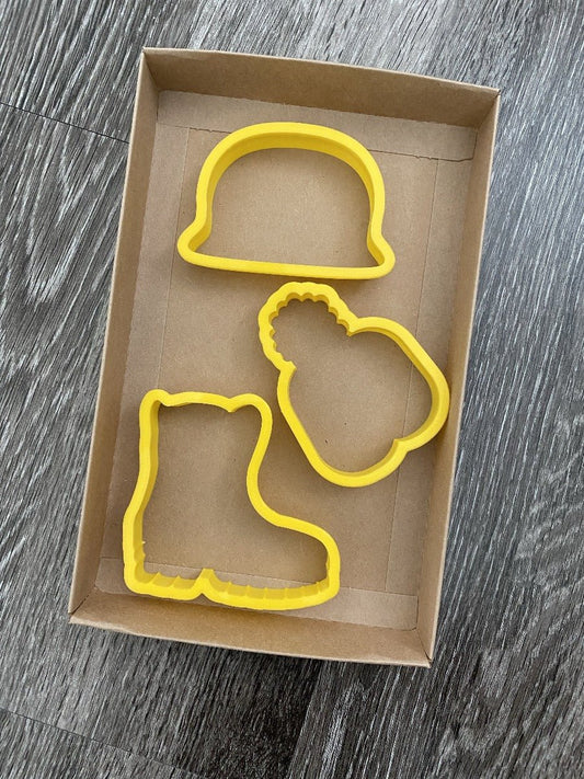 Military Dad Set Cookie Cutter - Periwinkles Cutters