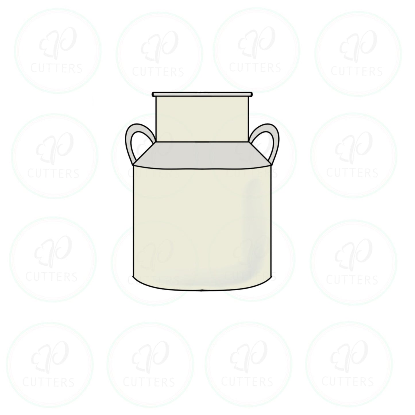 Milk Can Cookie Cutter - Periwinkles Cutters