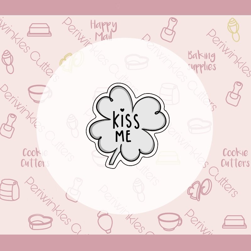 Modern Clover Cookie Cutter - Periwinkles Cutters