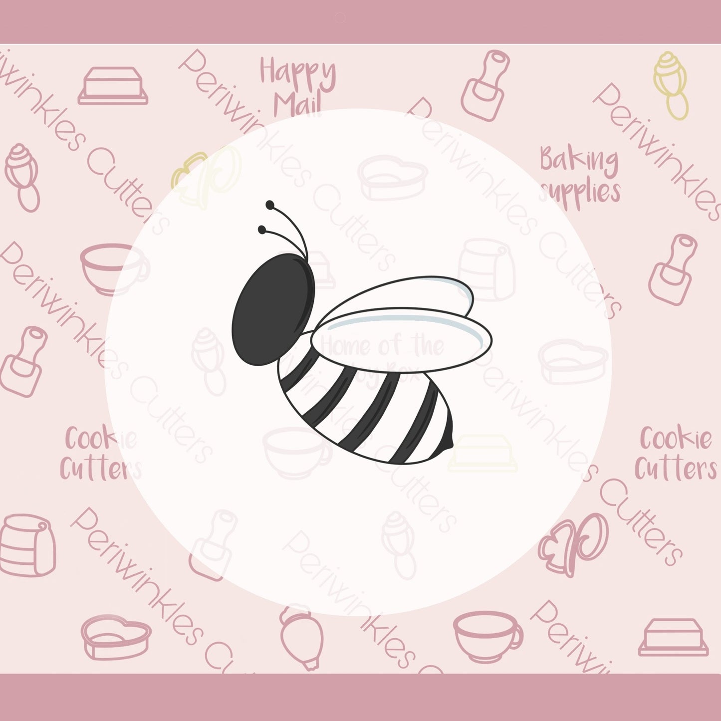 Mom to Bee Cookie Cutter - Periwinkles Cutters