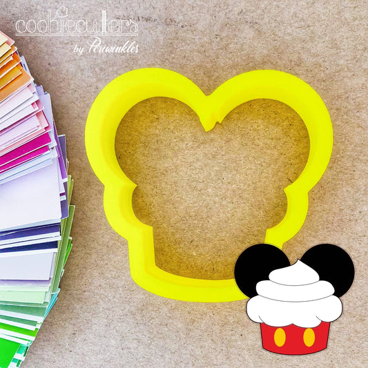 Mouse Ears Cupcake Cookie Cutter - Periwinkles Cutters