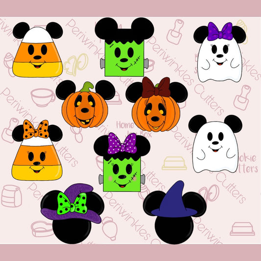 Mouse Ears Ghost Cookie Cutter - Periwinkles Cutters