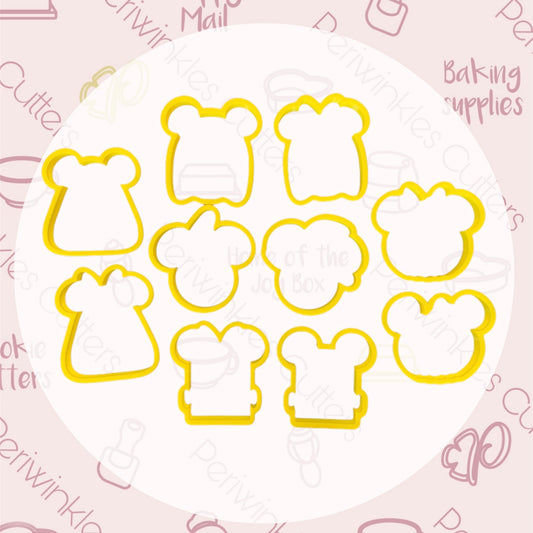 Mouse Halloween Set of 10 Cookie Cutter - Periwinkles Cutters