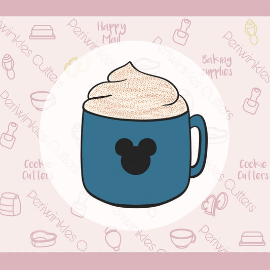 Mouse Head cut out Mug Cookie Cutter - Periwinkles Cutters