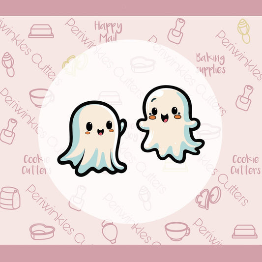 Multi Dancing Ghosts Cookie Cutter 6 in 1 - Periwinkles Cutters Cookie Cutters