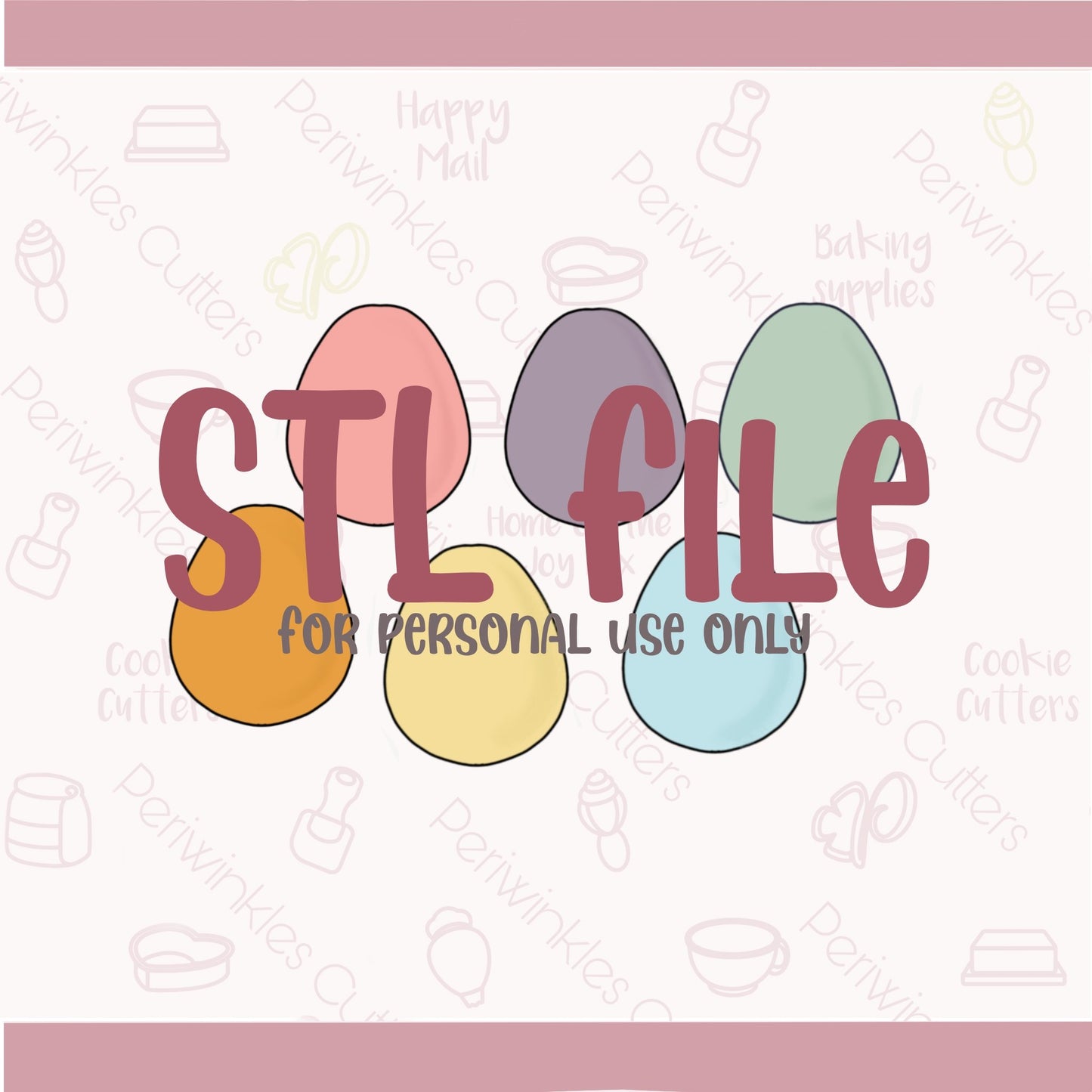 Multi Egg for Eggs Carton Cookie Cutter - Periwinkles Cutters