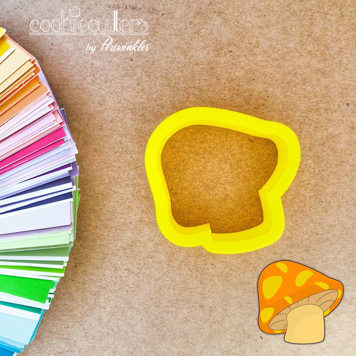 Mushroom Cookie Cutter - Periwinkles Cutters