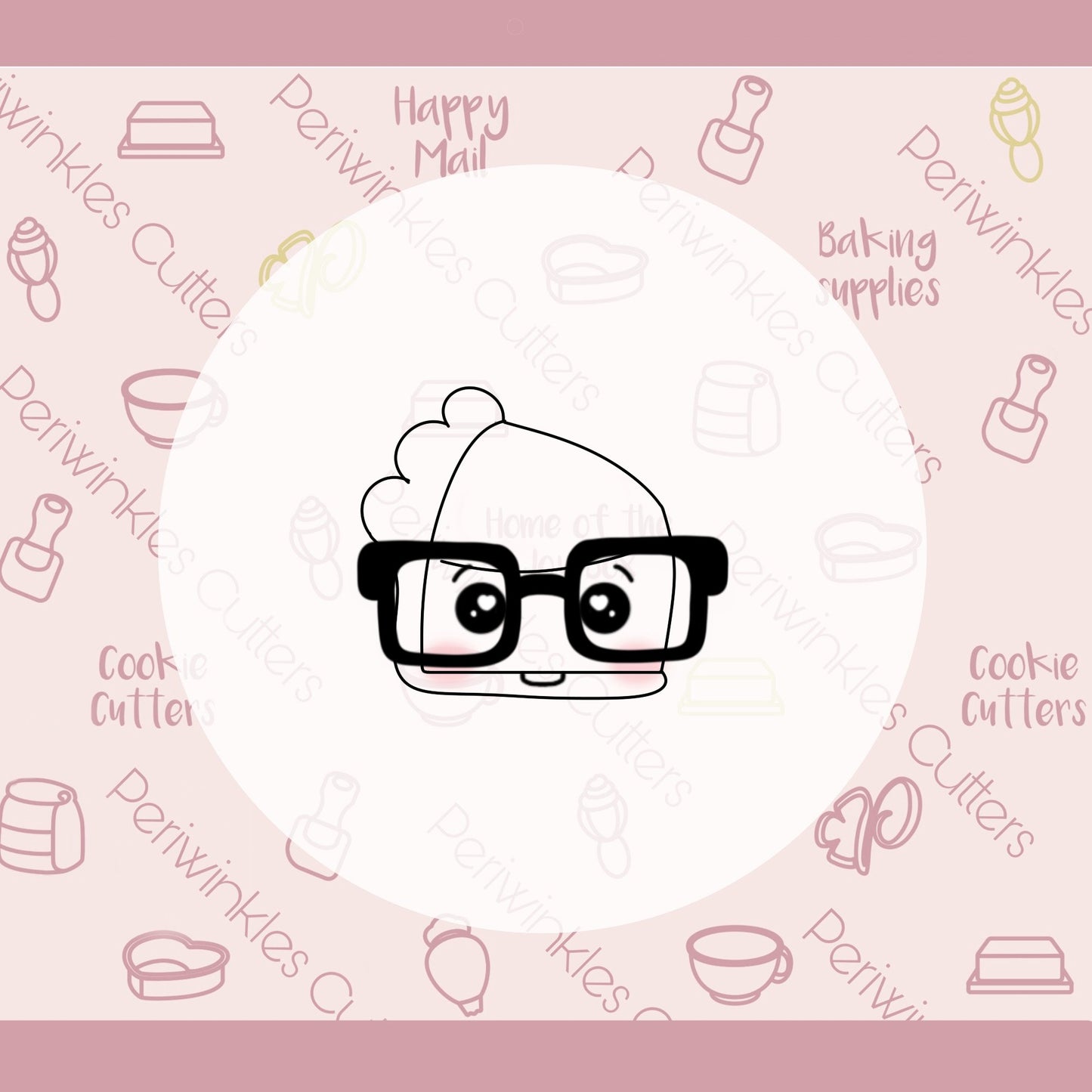 Nerdy Cake Cookie Cutter - Periwinkles Cutters