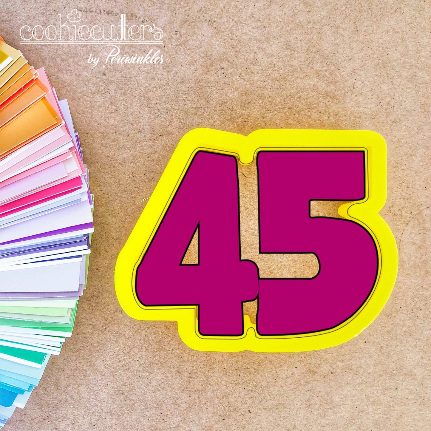 Number Cookie Cutter - Periwinkles Cutters