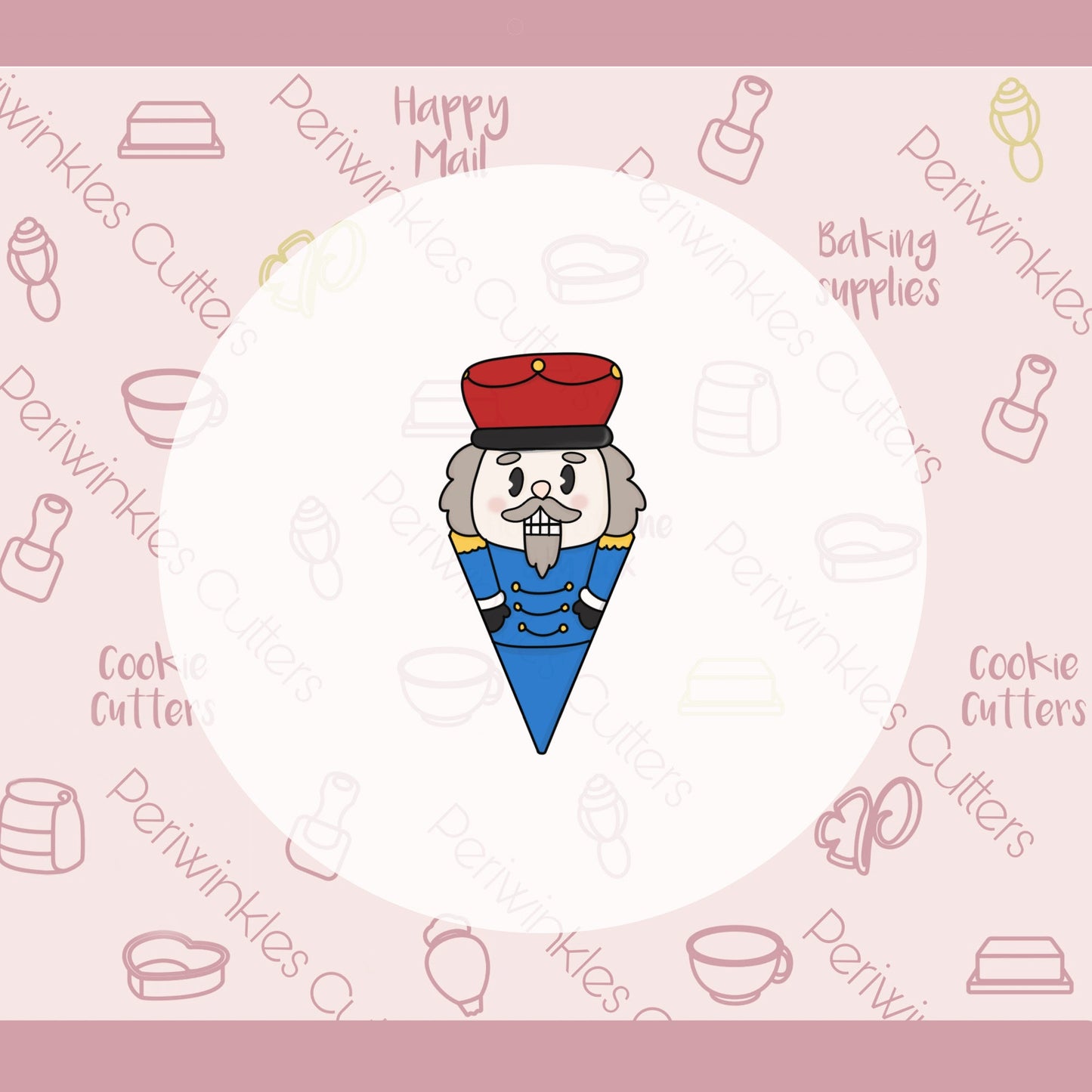 Nutcracker Platter Piece Cookie Cutter - Periwinkles Cutters